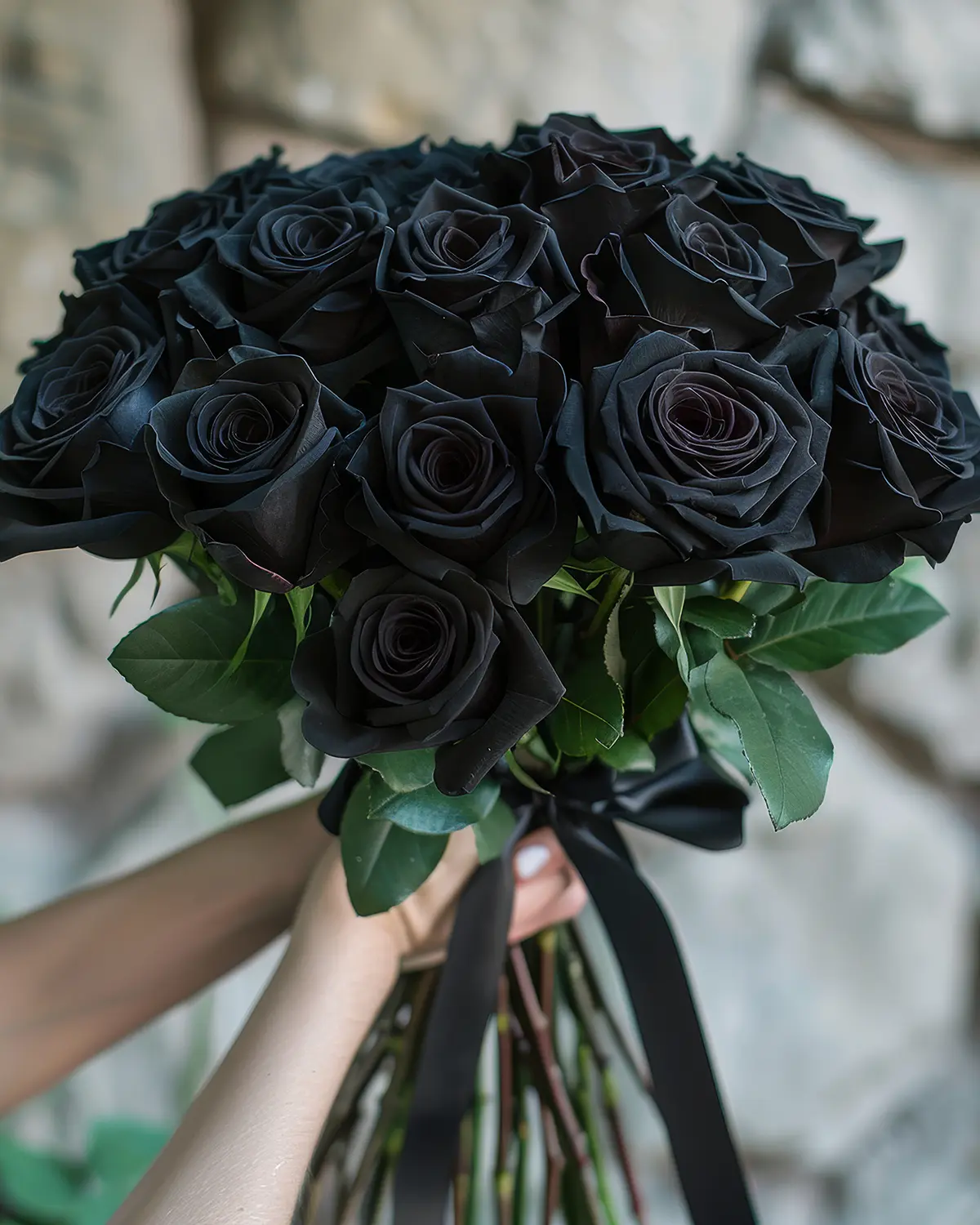 Black Roses Bouquet